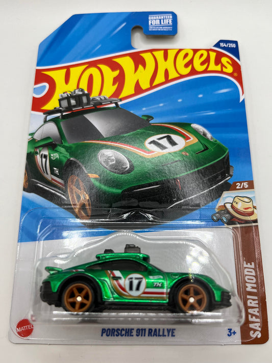 Porsche 911 Rallye Hot Wheels Super Treasure Hunt LONG CARD