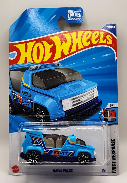 Rapid Pulse Blue Hot Wheels HW FIRST RESPONSE 5/5 137/250 1:64