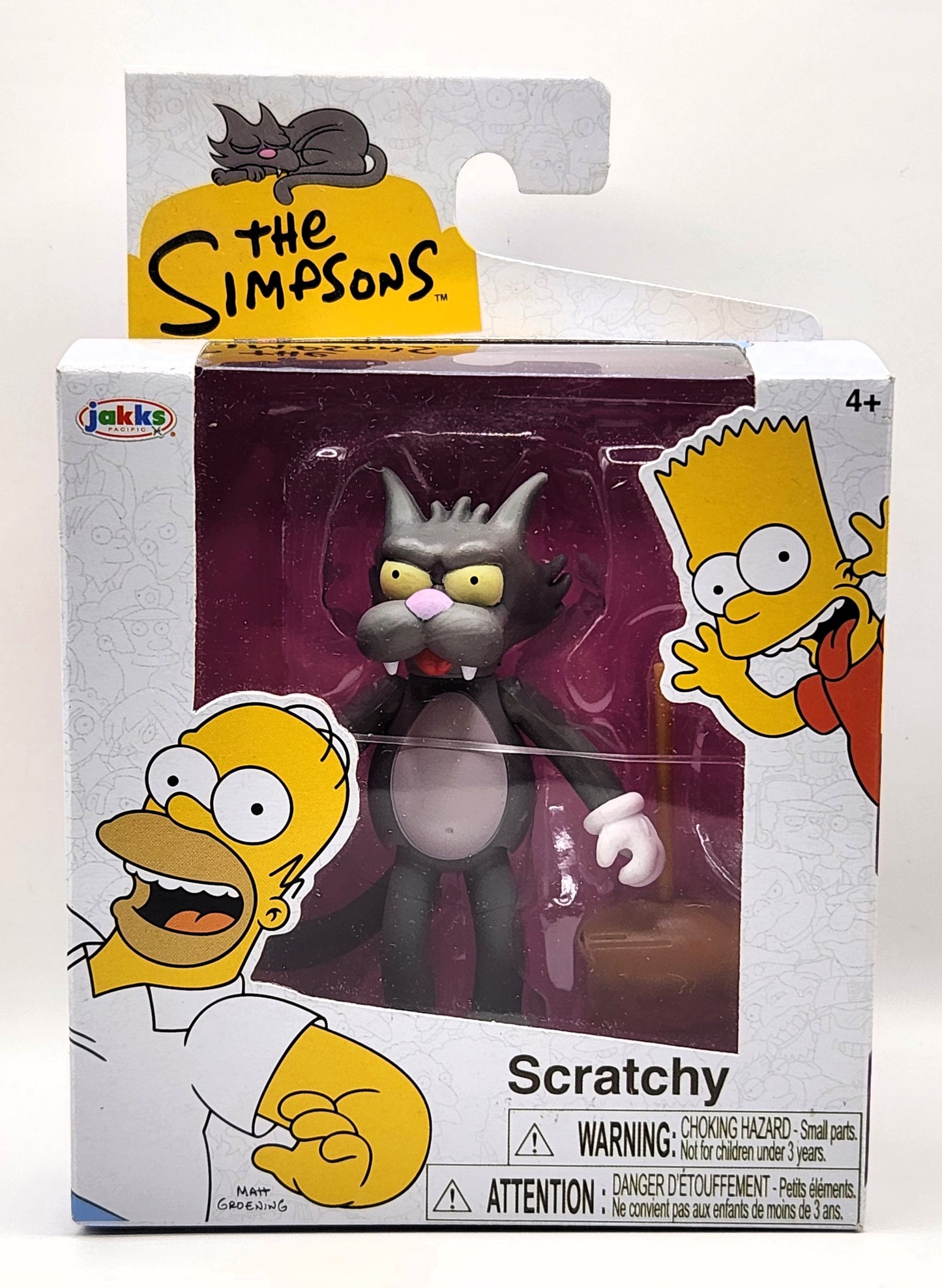 Scratchy The Simpsons Jakks Pacific Action Figure 2.5”