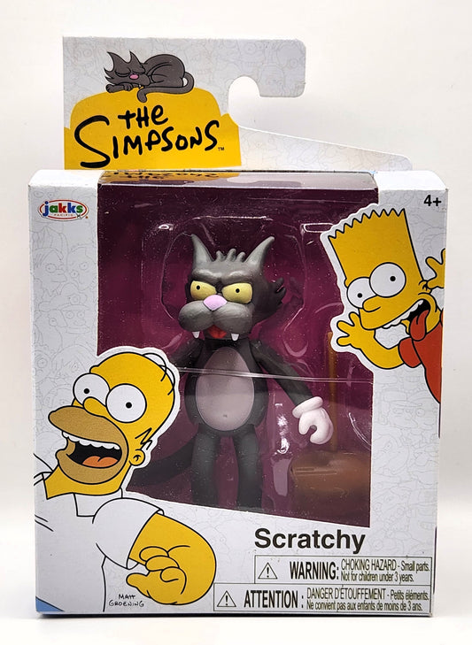 Scratchy The Simpsons Jakks Pacific Action Figure 2.5”