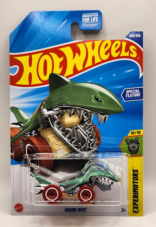Shark Bite Hot Wheels 229/250 Experimotors 10/10 TREASURE HUNT 1:64