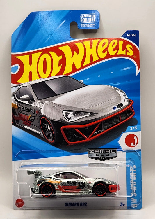 Subaru BRZ Silver Hot Wheels HW J-Imports 3/5 48/250 1:64