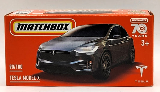 Tesla Model X Grey Matchbox Power Grabs