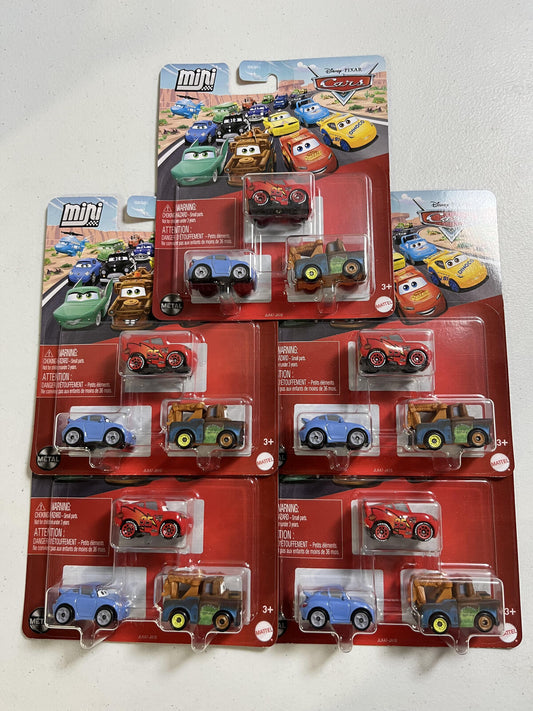 Disney Pixar Cars Mini 5 Pack Set 2