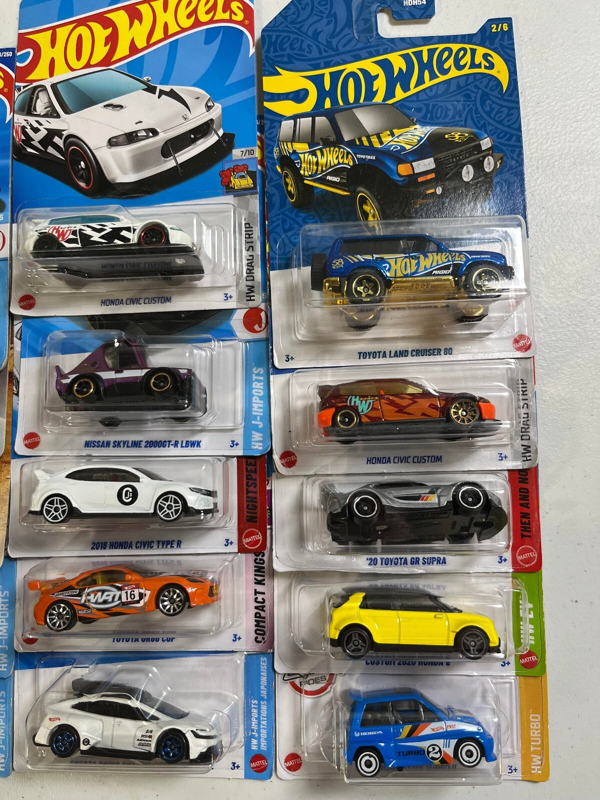 JDM Assortment Hot Wheels/Matchbox 15 Pack