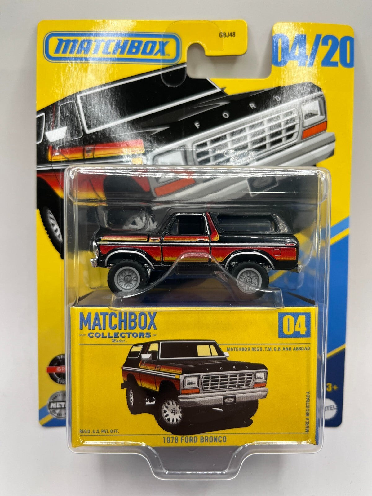 1978 Ford Bronco Matchbox Collectors Rare 04/20