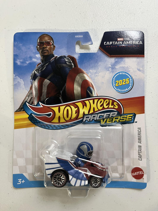 Captain America Hot Wheels Racer Verse