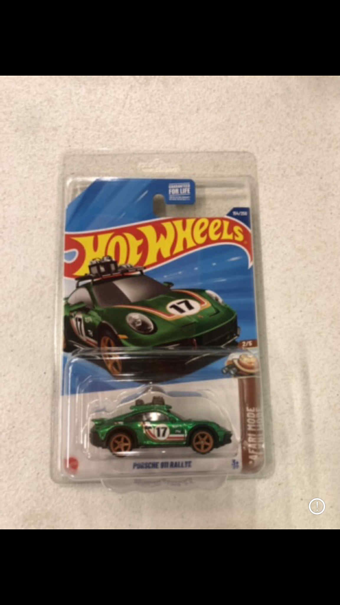 Super Treasure Hunt Porsche Rallye LONG CARD